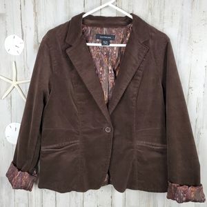 Calvin Klein Jeans Corduroy Blazer Coat Brown XL